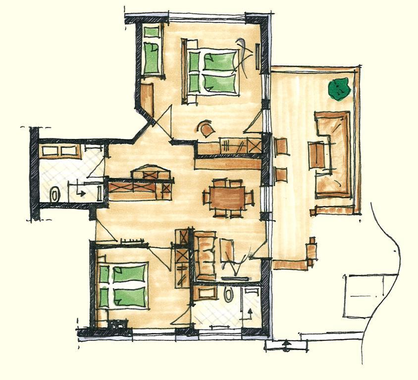 Ferienwohnung Alte Mühle Nauders Zimmer foto
