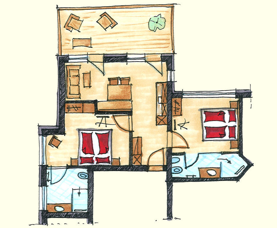 Ferienwohnung Alte Mühle Nauders Zimmer foto